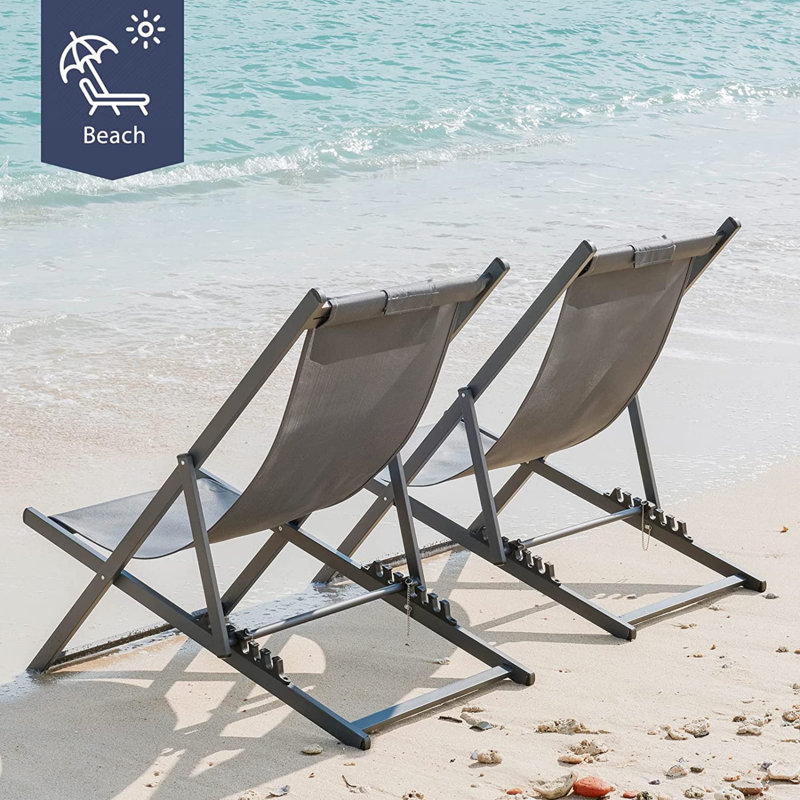 ToccoLeggero Folding Deck Chair Wayfair